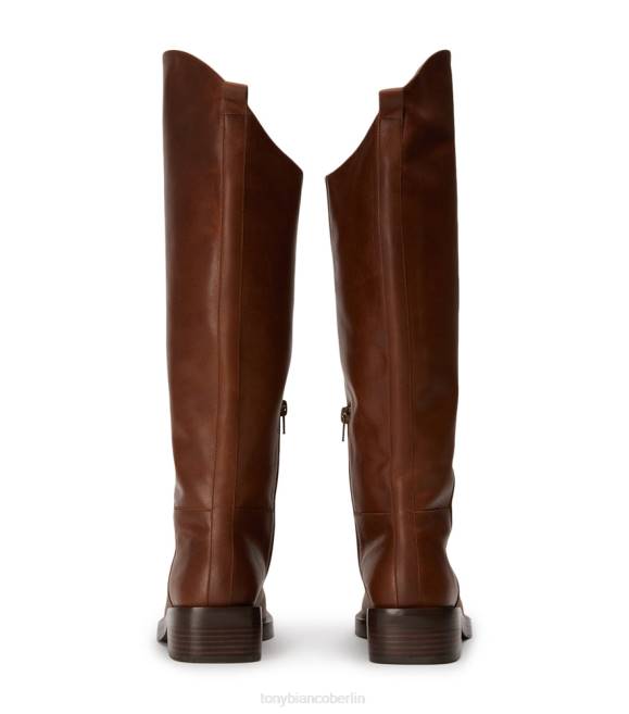 kniehohe Stiefel| de Tony Bianco Frauen Tyler-Kalbsstiefel Cognac 4624412